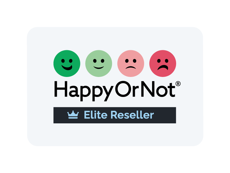 Unser Unternehmen ist ein Elite-Händler von HappyOrNot am österreichischen, Schweizer und slowenischen Markt.
